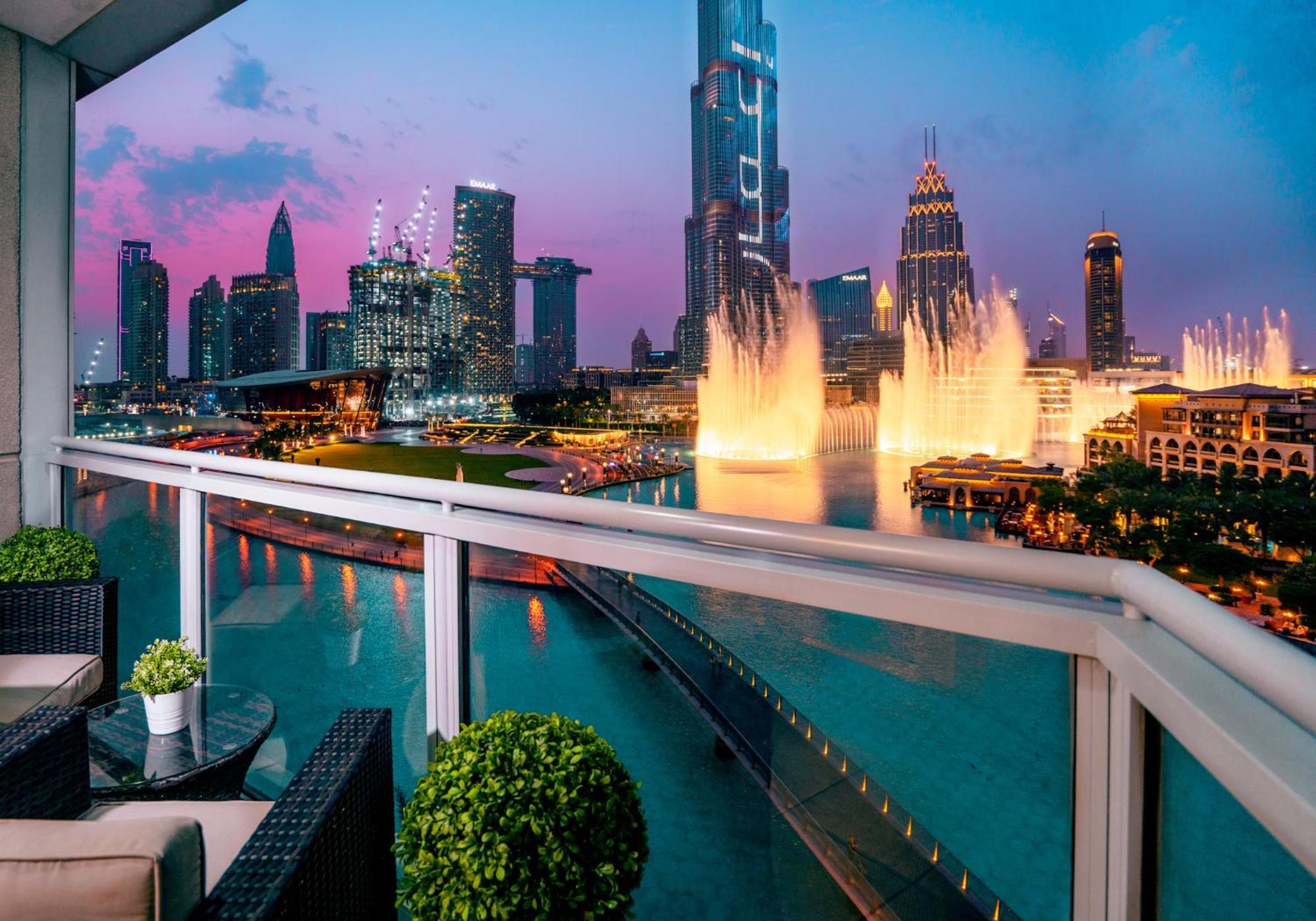 Elite Royal Apartment - Full Burj Khalifa & Fountain View - Premier - 2 Bedrooms & 1 Open Bedroom Without Partition Dubai Eksteriør bilde