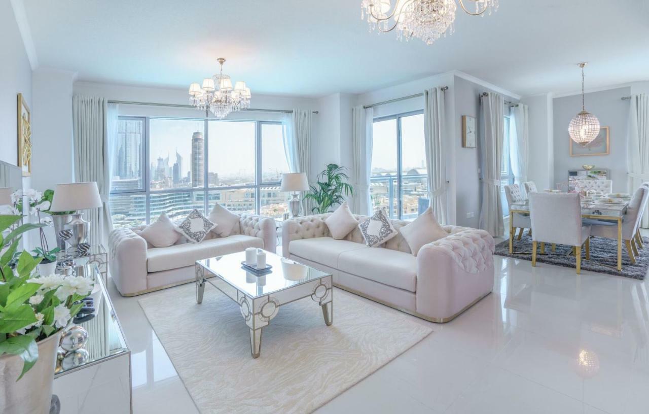 Elite Royal Apartment - Full Burj Khalifa & Fountain View - Premier - 2 Bedrooms & 1 Open Bedroom Without Partition Dubai Eksteriør bilde